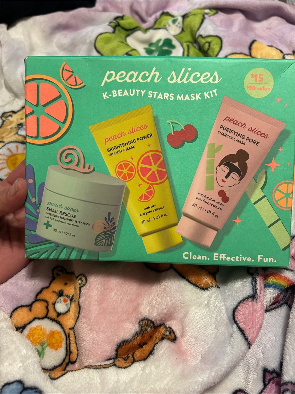 Peach Slices K-Beauty Stars Mask set